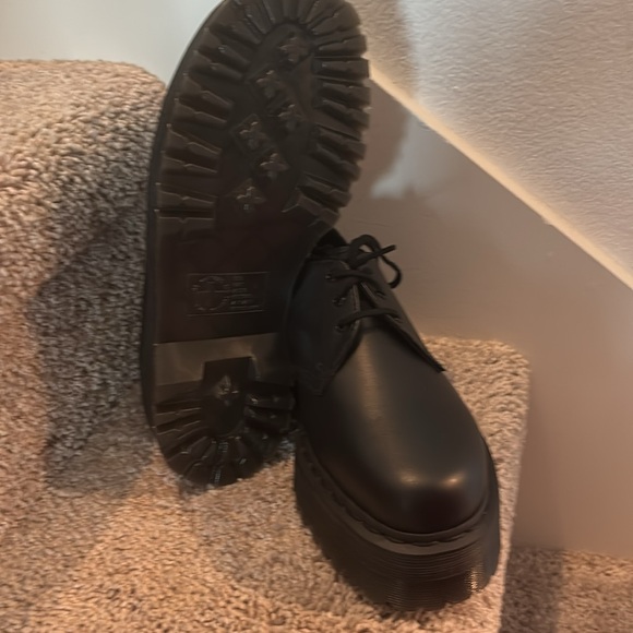 Dr. Martens VEGAN 1461 MONO FELIX PLATFORM SHOES main image 8